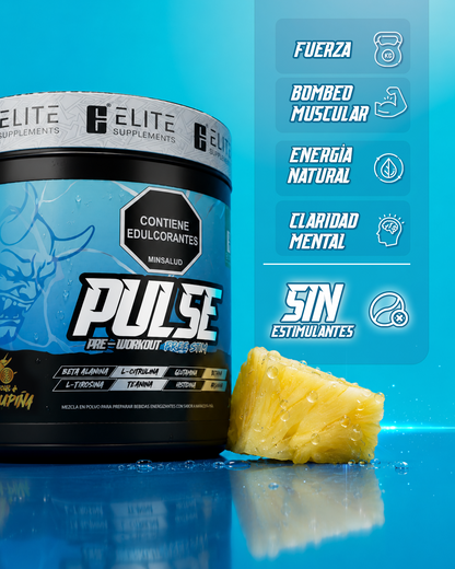 Pulse Pre-Workout sin Estimulantes Elite Supplements