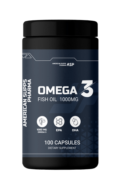 OMEGA 3 FISH OIL 1000MG AMERICAN SUPPS PHARMA
