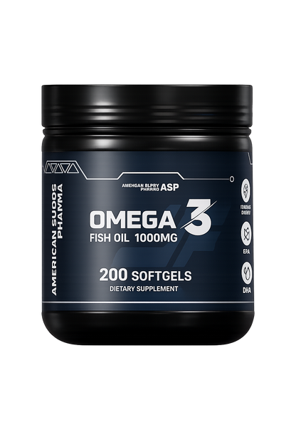 OMEGA 3 FISH OIL 1000MG AMERICAN SUPPS PHARMA