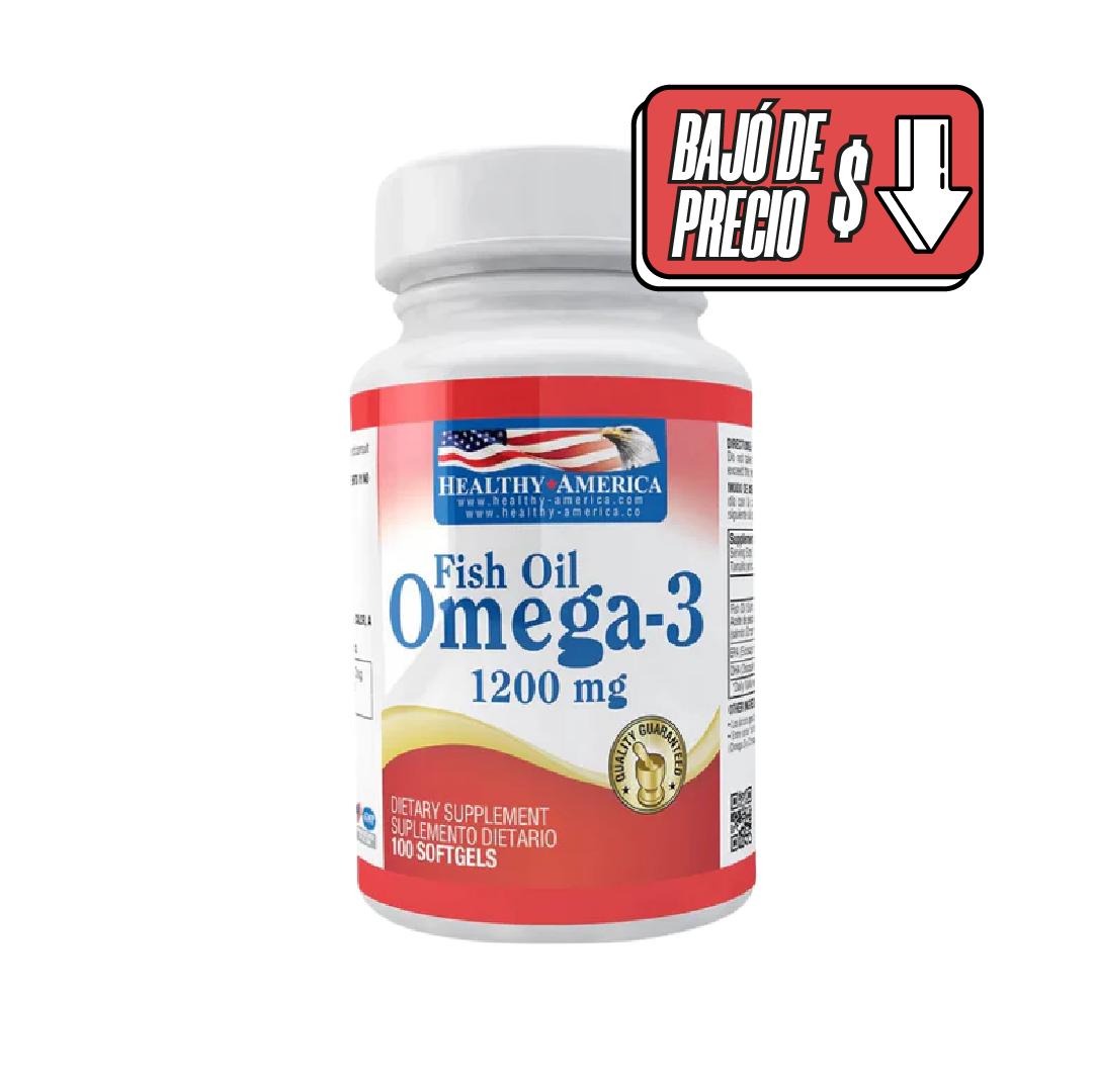 OMEGA 3 1200MG HEALTHY AMERICA