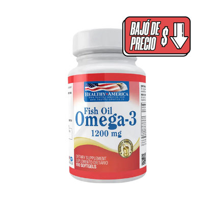 OMEGA 3 1200MG HEALTHY AMERICA