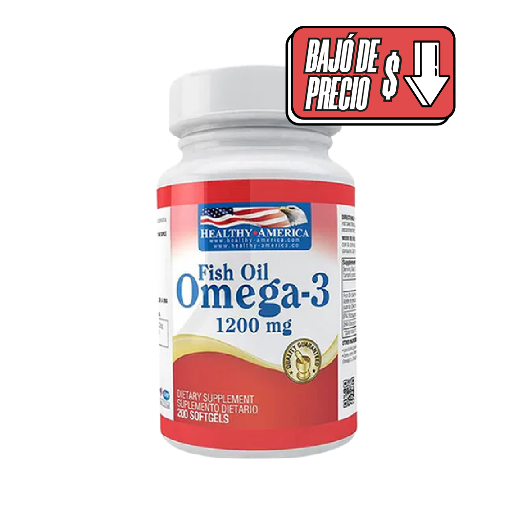 OMEGA 3 1200MG HEALTHY AMERICA