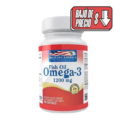 OMEGA 3 1200MG HEALTHY AMERICA