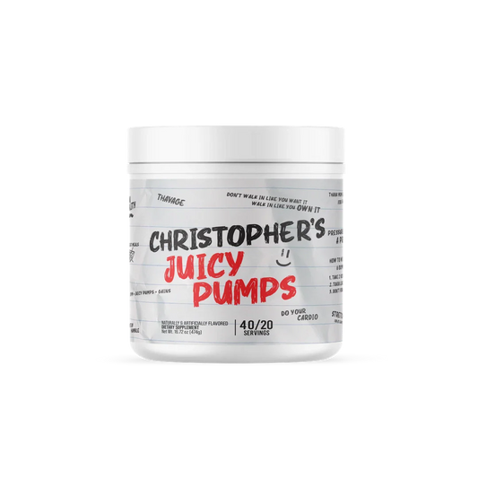 CHRISTOPHER'S JUICY PUMPS RAW NUTRITION