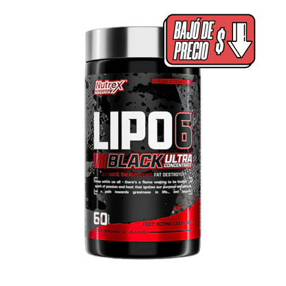 LIPO 6 BLACK ULTRA CONCENTRATE NUTREX