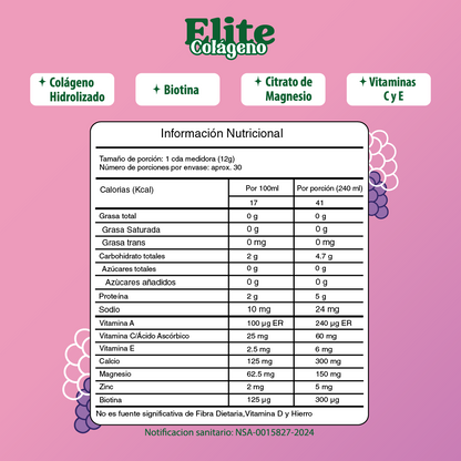 ELITE COLÁGENO ELITE SUPPLEMENTS