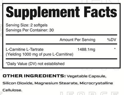 L-carnitine 1000 iForce Nutrition