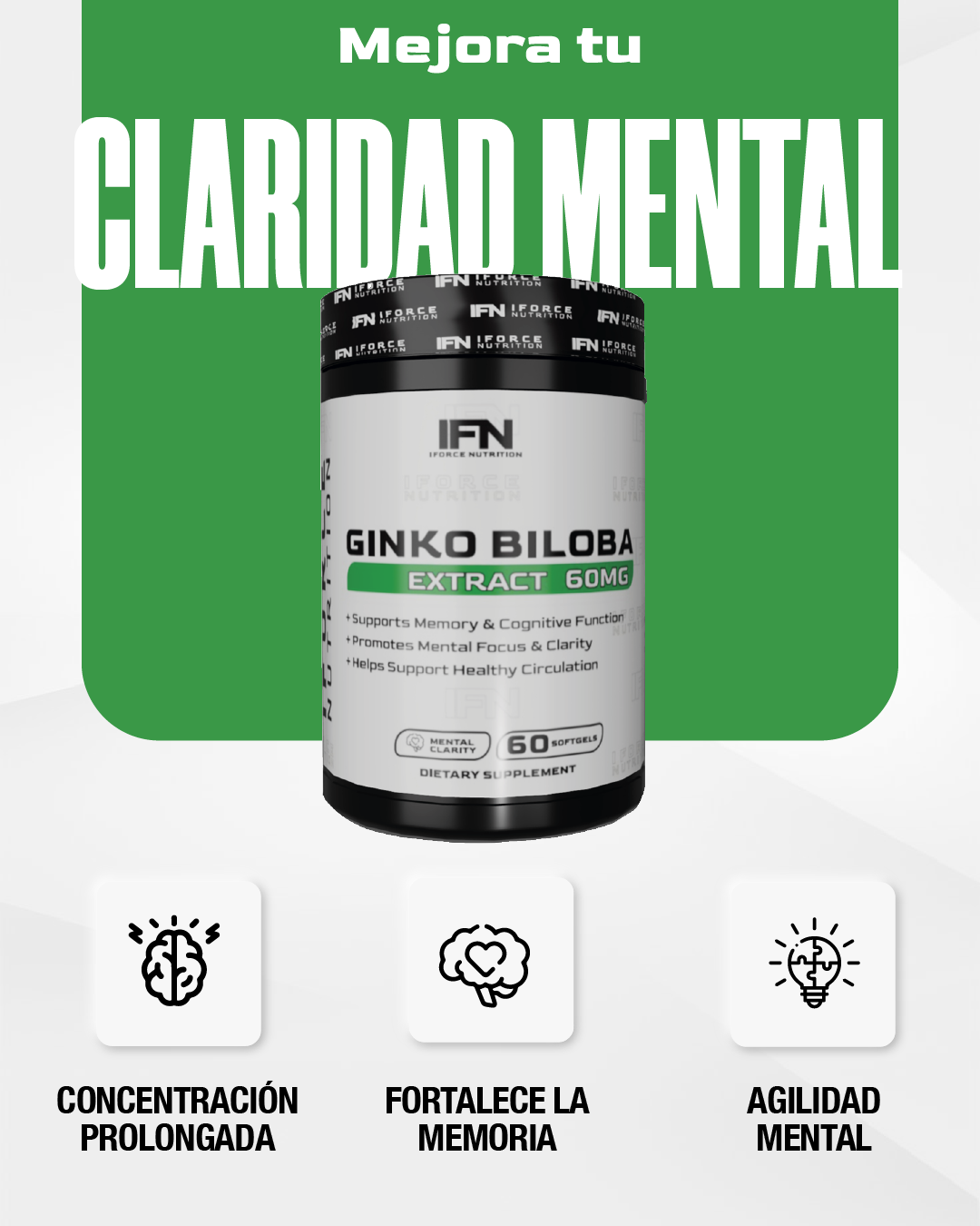 Ginkgo Biloba iForce Nutrition