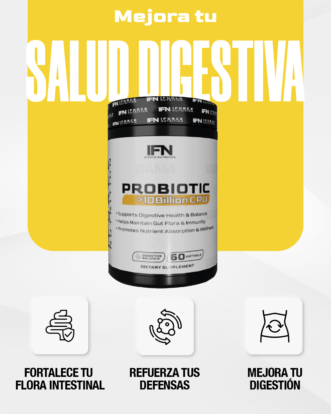 PROBIOTICOS IFORCE NUTRITION