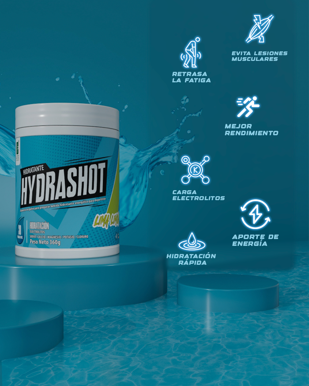 HIDRATANTE HYDRASHOT ELITE SUPPLEMENTS