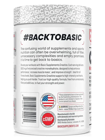 CREATINE BASIC SUPPLEMENTS