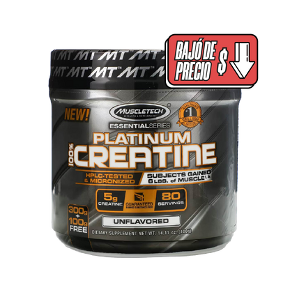 100% PLATINUM CREATINE MUSCLETECH