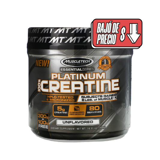 100% PLATINUM CREATINE MUSCLETECH