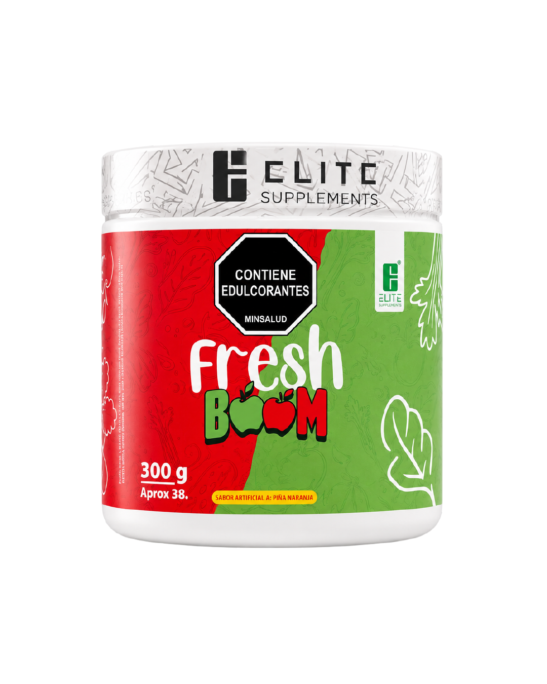 FRESH BOOM BATIDO VERDE ROJO ELITE SUPPLEMENTS
