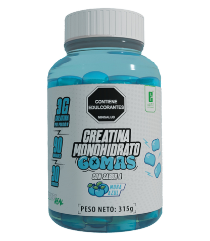 GOMAS DE CREATINA MONOHIDRATO ELITE SUPPLEMENTS