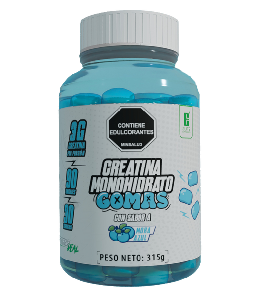 GOMAS DE CREATINA MONOHIDRATO ELITE SUPPLEMENTS