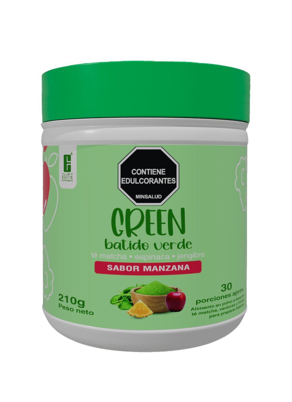 GREEN BATIDO VERDE ELITE SUPPLEMENTS