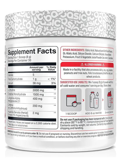 PRE BASIC SUPPLEMENTS